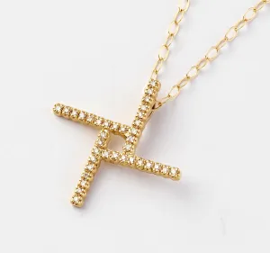 St. Bridget's Diamond Cross - Small