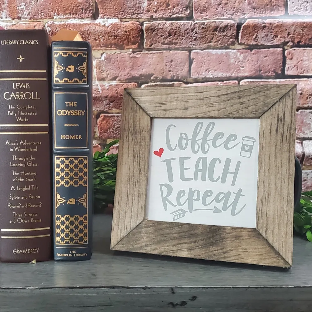 Teacher Signs | Farmhouse Style Minis | 4 Styles
