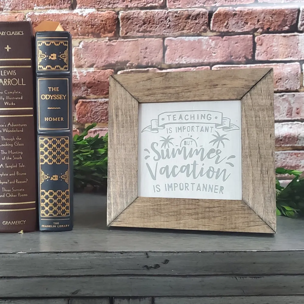 Teacher Signs | Farmhouse Style Minis | 4 Styles