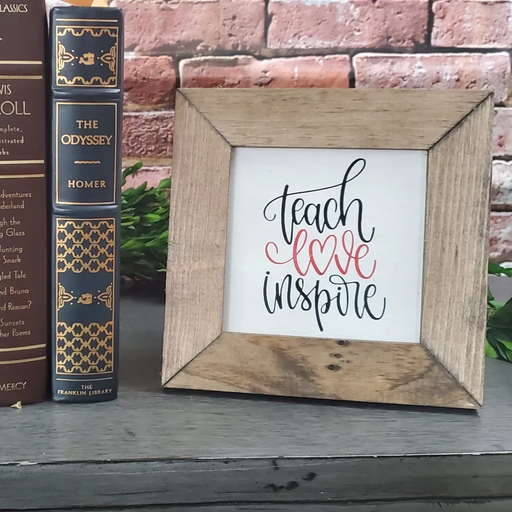 Teacher Signs | Farmhouse Style Minis | 4 Styles