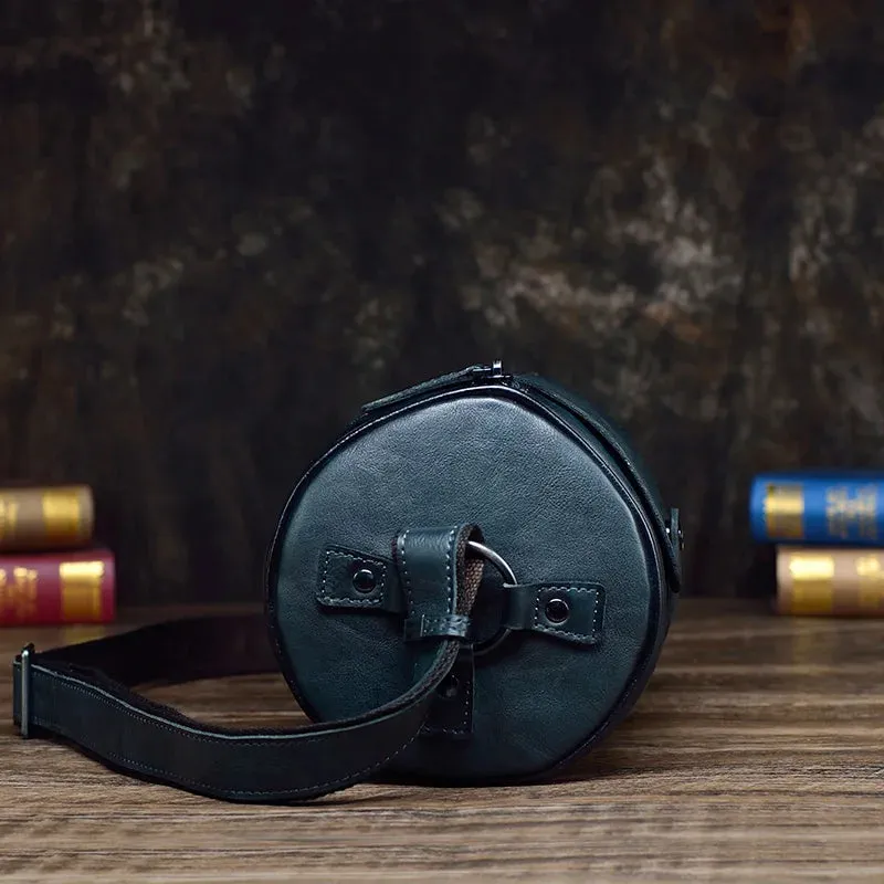 TEEK - Unisex Leather Barrel Chest Bag