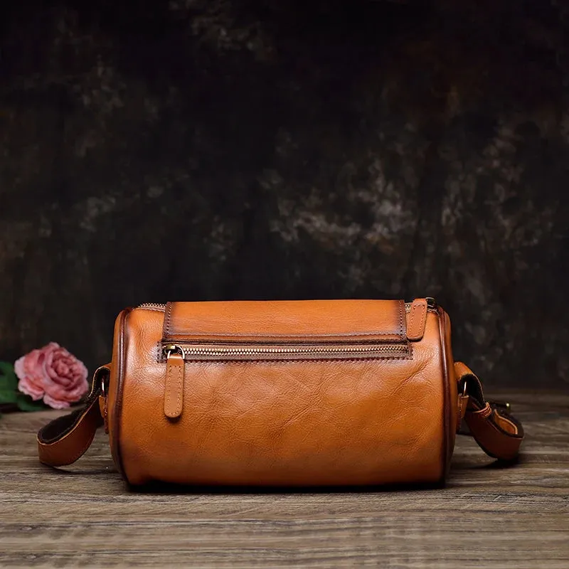 TEEK - Unisex Leather Barrel Chest Bag
